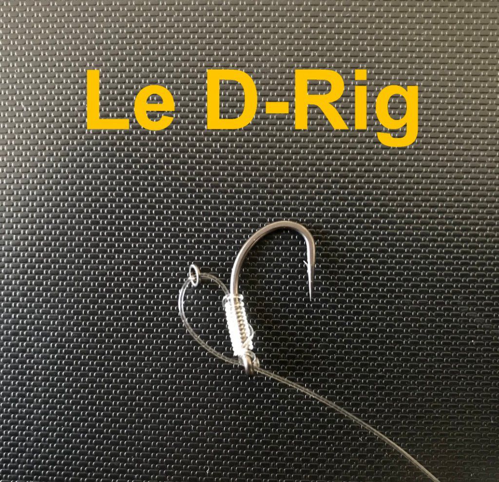 Le 'D-RIG'.
Montage infaillible avec une bouillette flottante, mais pas que...
Voici un tutoriel vous expliquant comment réaliser ce montage.
Cliquez sur la photo pour accéder à l'article.