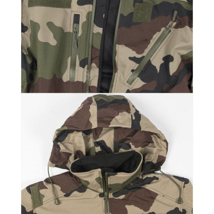 VESTE SOFTSHELL SCU 14 CCE CAMO - MILTEC