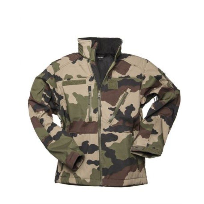 VESTE SOFTSHELL SCU 14 CCE CAMO - MILTEC